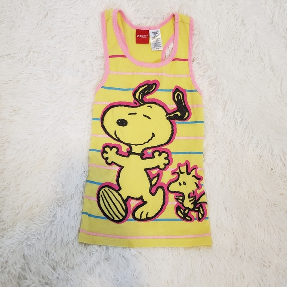 Peanuts gang tank childrens size 10-12 - Picture 1 of 9